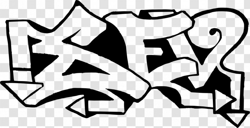 Art Graffiti Tag - Black - GRAFITTI Transparent PNG