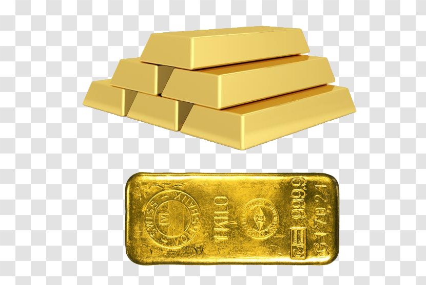 Gold Bar Carat Definition As An Investment - Stacked Bars And Bullion Transparent PNG