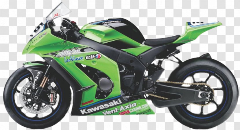 Car Kawasaki Ninja ZX-14 FIM Superbike World Championship ZX-10R Motorcycle - Bicycle Transparent PNG