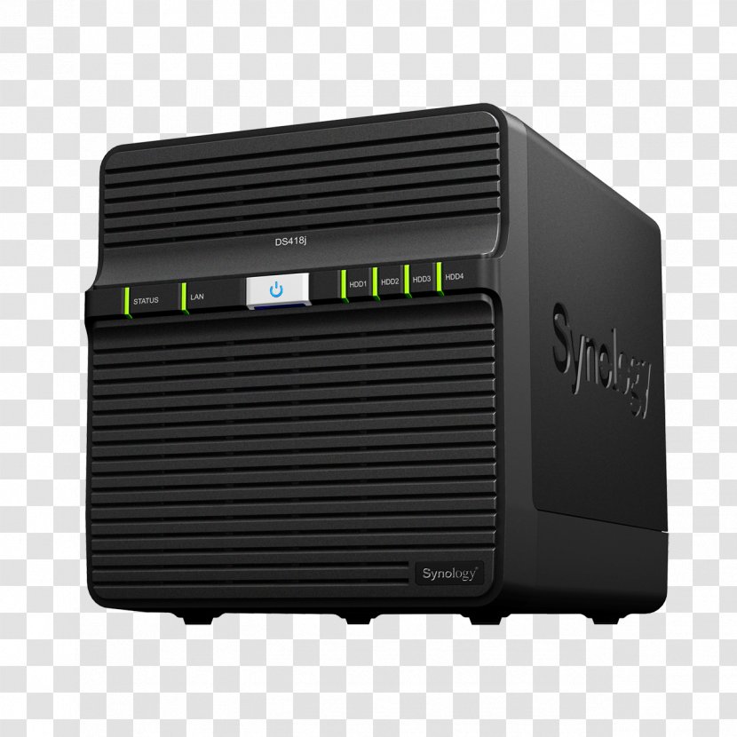 Network Storage Systems Synology Disk Station DS918+ Inc. Data Computer Servers - Electronic Device Transparent PNG