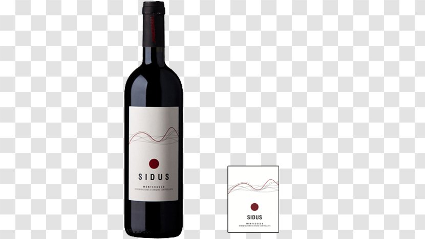 Red Wine Antinori Glass Bottle - Italian Transparent PNG