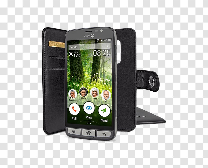 Smartphone Doro Liberto 825 - Communication Device - Black Telephone Mobile Phone Accessories 6530Mobile Case Transparent PNG