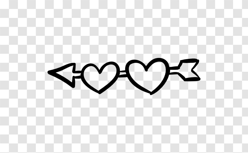 Heart Arrow Symbol - Flower Transparent PNG