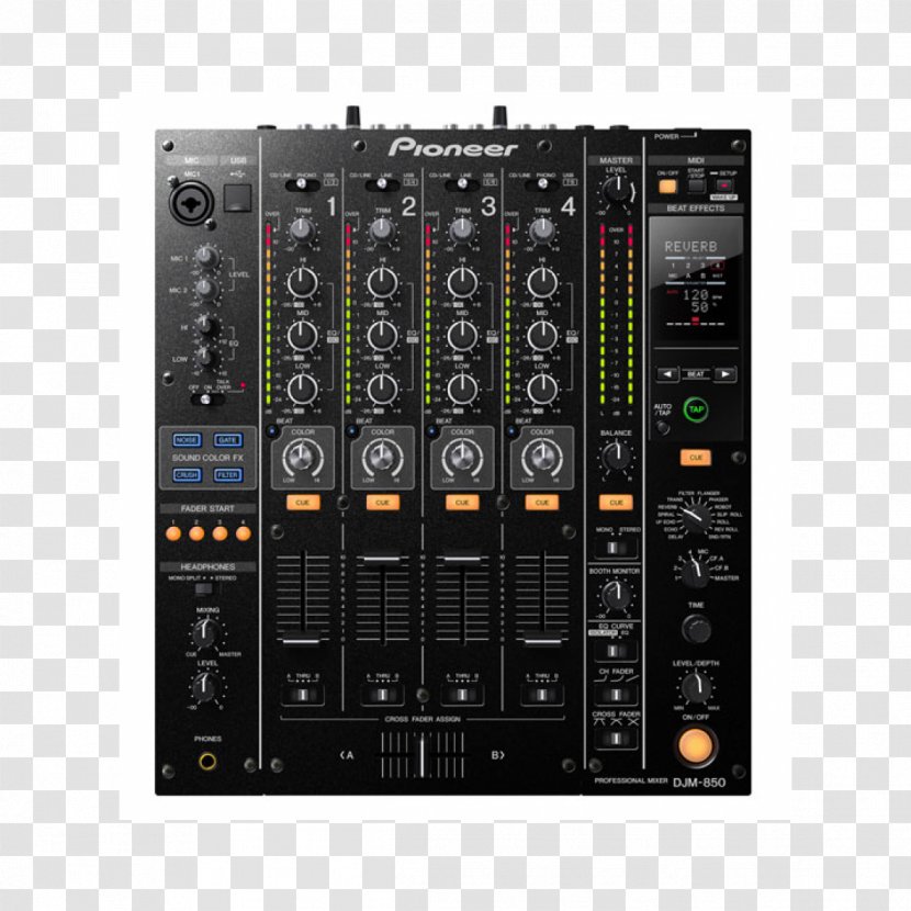 DJ Mixer Audio Mixers Allen & Heath DJM Disc Jockey - Mixing Console - Pioneer Corporation Transparent PNG