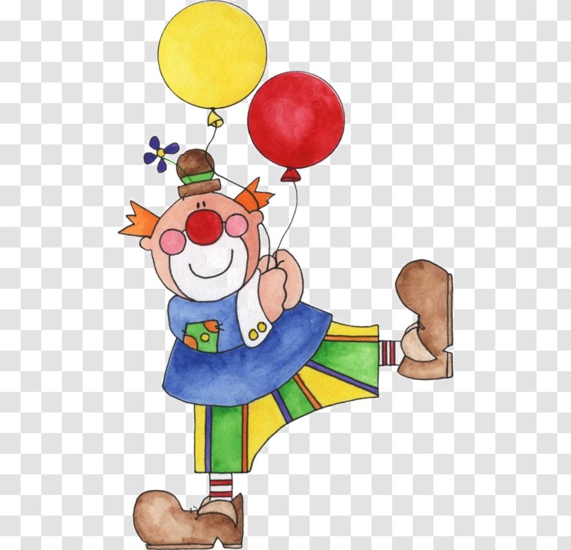 Clown Carnival Clip Art - Royaltyfree - Take A Balloon Child Transparent PNG