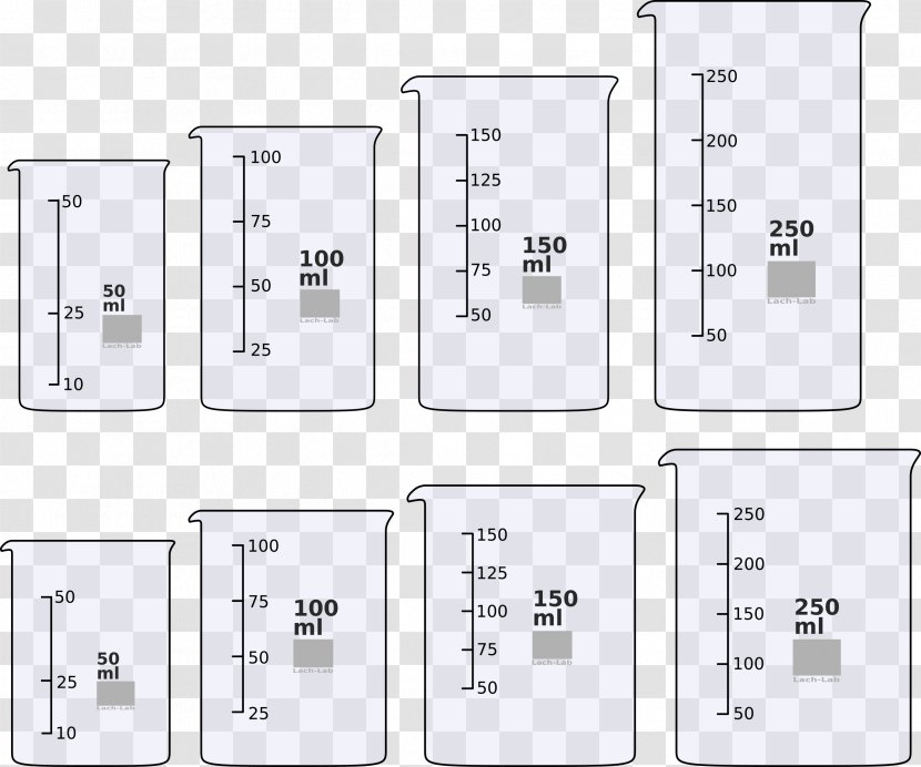 Milliliter Beaker Clip Art - 50 Transparent PNG