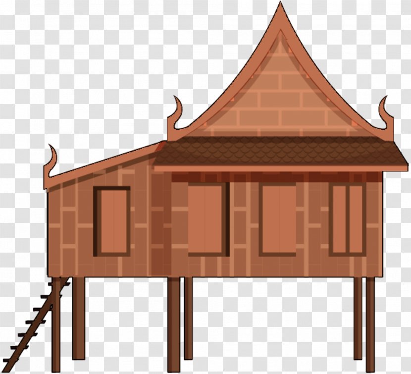 Vector Graphics Traditional Thai House Illustration Photography Image - Vernacular Architecture - Shed Transparent PNG