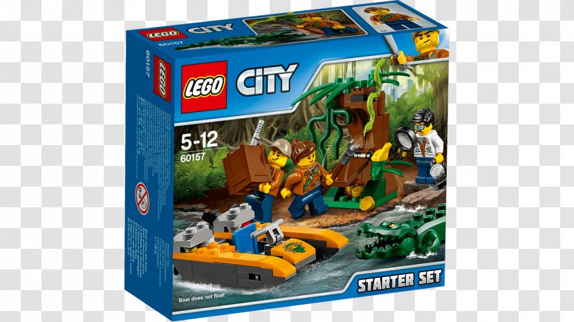 LEGO City 60157 Jungle Starter Set Toy 60161 Exploration Site Transparent PNG