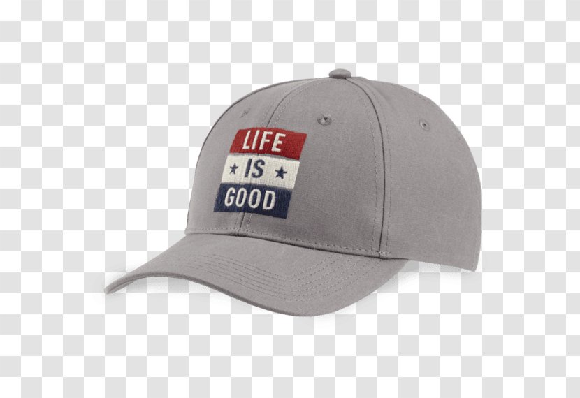 Baseball Cap Grey Life Is Good Company - Tree Transparent PNG