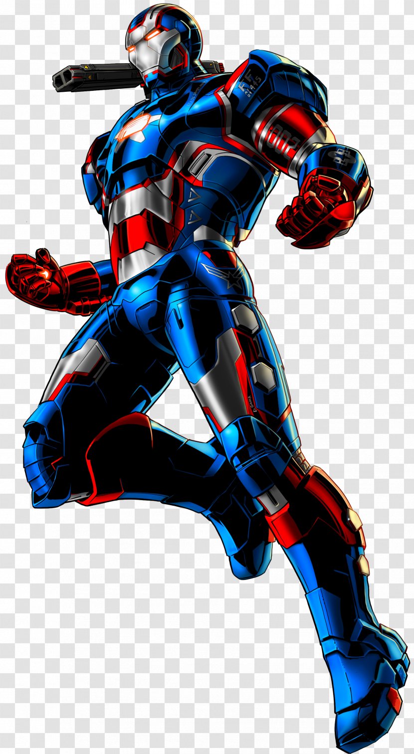 War Machine Iron Man Marvel: Avengers Alliance Black Widow Spider-Man - Patriot Transparent PNG