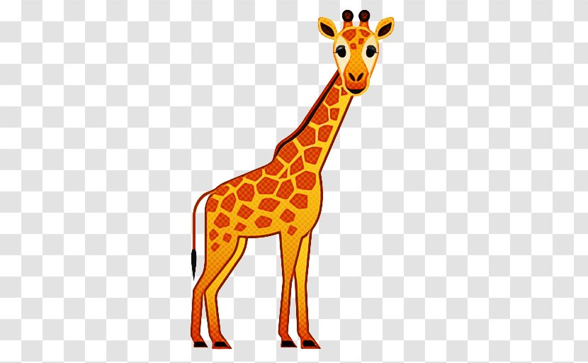 Giraffe Cartoon - Giraffidae - Sticker Fawn Transparent PNG