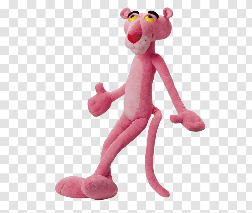 The Pink Panther Plush Stuffed Animals & Cuddly Toys - Cartoon - Watercolor Transparent PNG