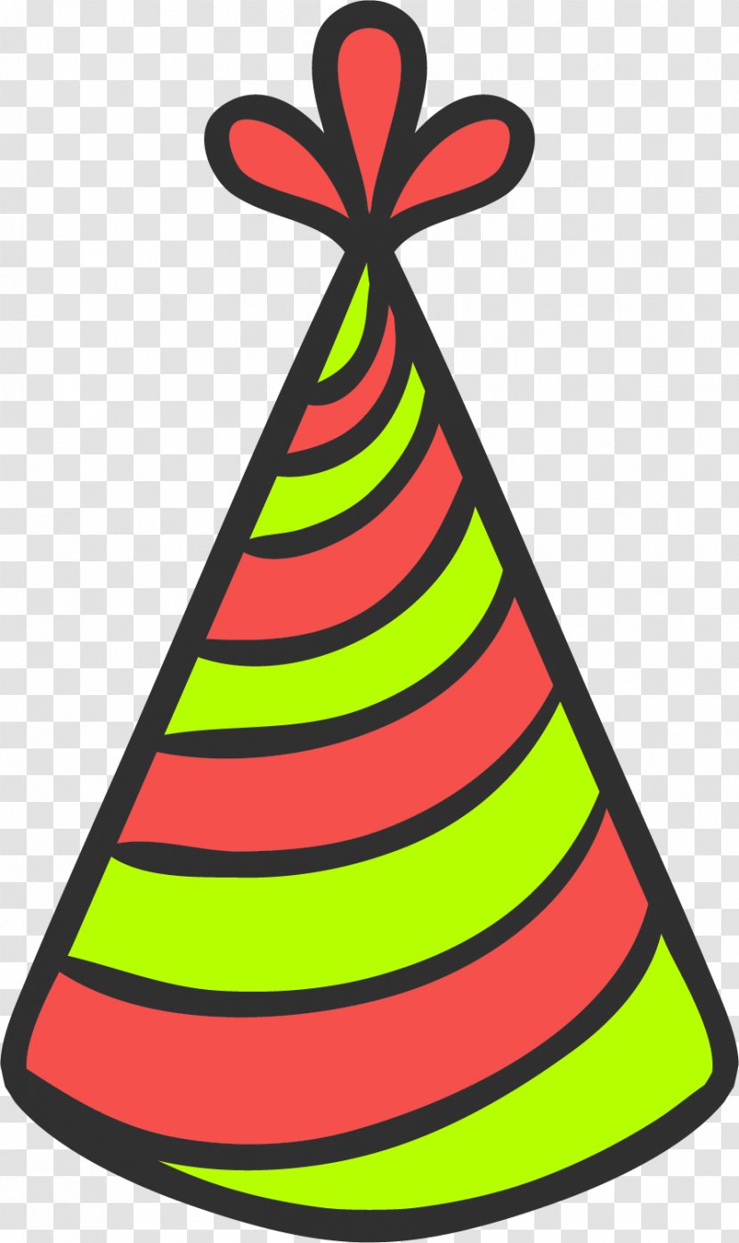 Party Hat Birthday Cake Clip Art - Christmas Tree - Hand-painted Kawaii Transparent PNG
