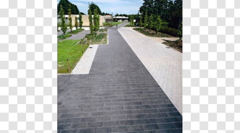 Asphalt Road Surface Property Sidewalk - Walkway - Landscape Paving Transparent PNG