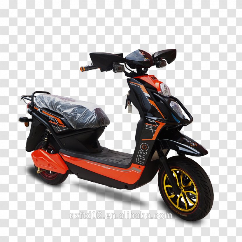 Motorcycle Accessories Motorized Scooter Car Electric Vehicle - Bicycle Transparent PNG