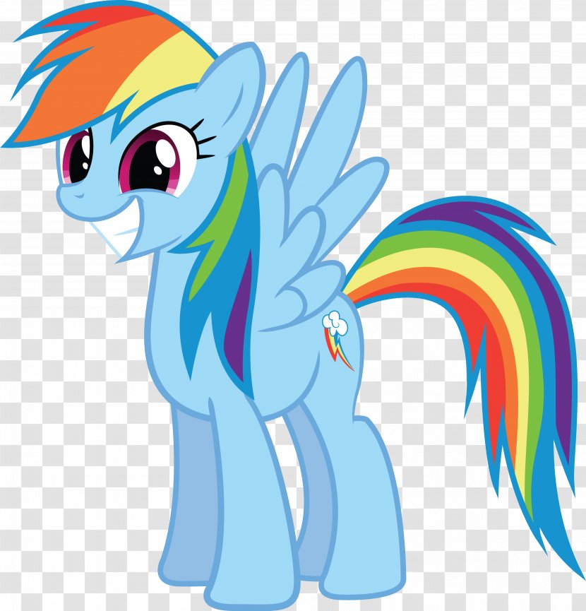 Rainbow Dash Pinkie Pie Pony Rarity Twilight Sparkle - Cartoon Transparent PNG