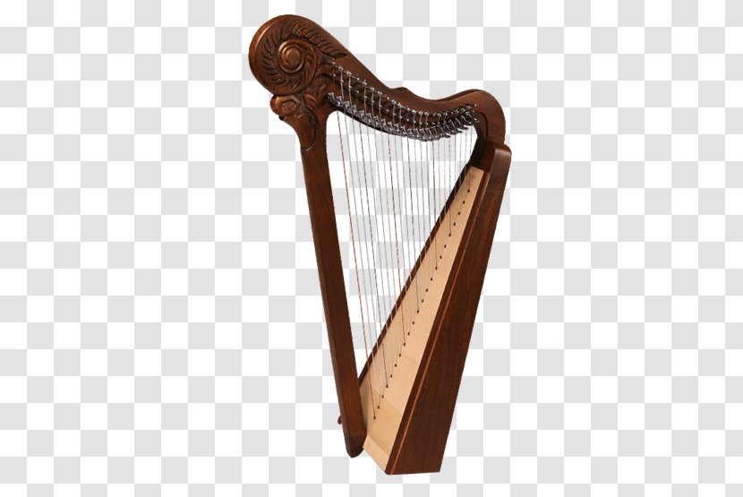 Celtic Harp Lyre Konghou Musical Instruments - Flower Transparent PNG