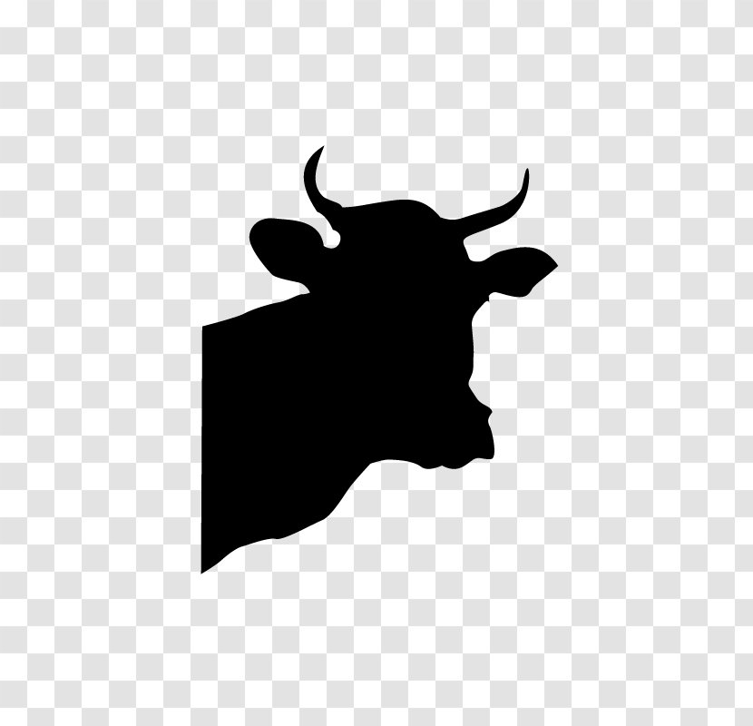 Cattle The Laughing Cow Logo Kiri - Silhouette Transparent PNG