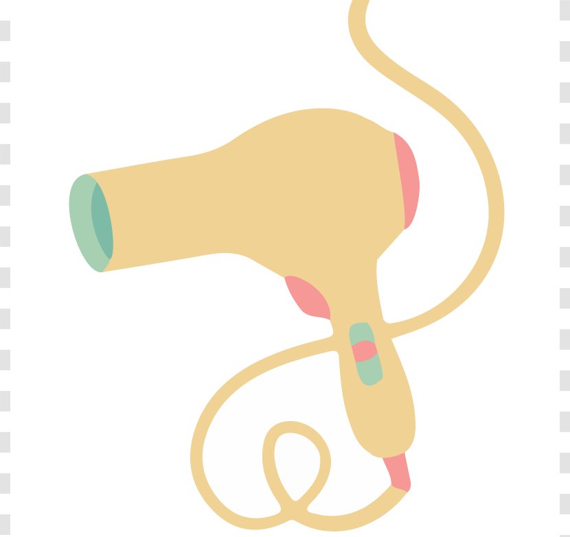 Hair Dryer Care Cartoon Clip Art - Hairdryer Cliparts Transparent PNG