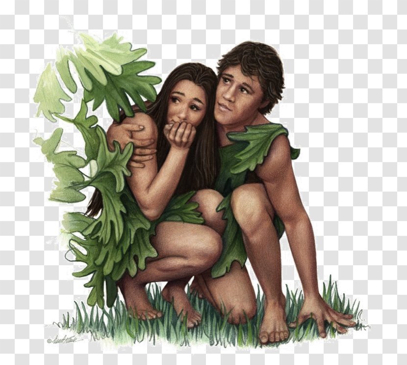 Adam And Eve Garden Of Eden Fig Leaf Common - God Transparent PNG Adam And ...