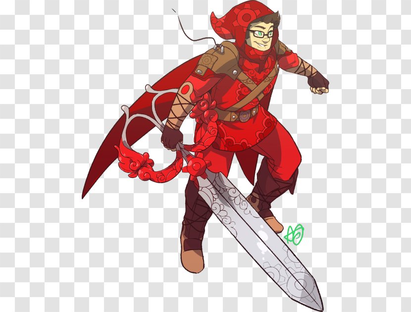 Sword Illustration Cartoon Legendary Creature Costume Transparent PNG