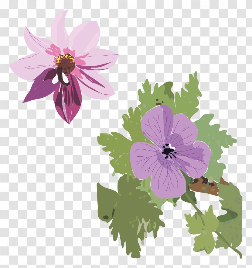 Annual Plant Violet Image Processing Flora - Brosure Transparent PNG