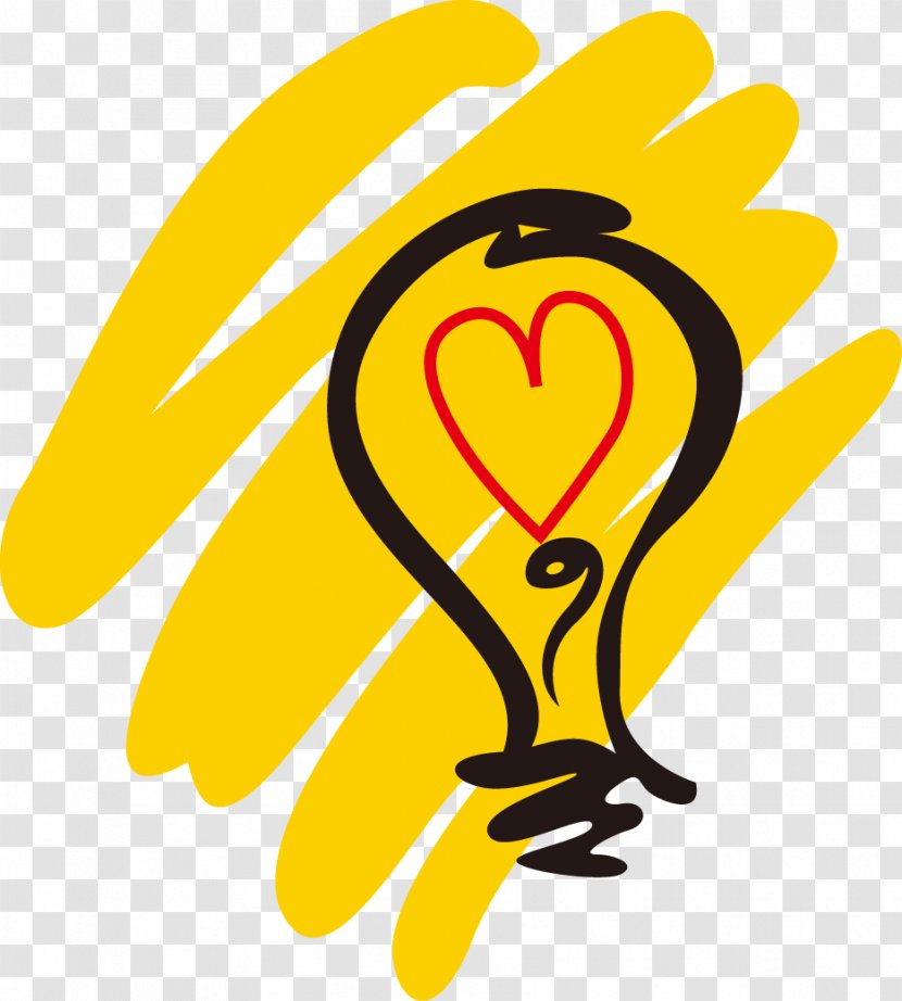 Cartoon Incandescent Light Bulb - Silhouette - Creative Transparent PNG