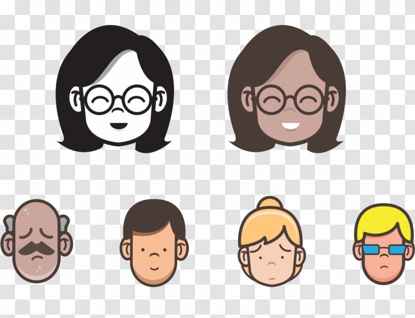 Nose Glasses Cheek - Face Transparent PNG