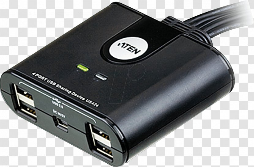 Computer Keyboard USB Peripheral Port ATEN International - Ac Adapter Transparent PNG