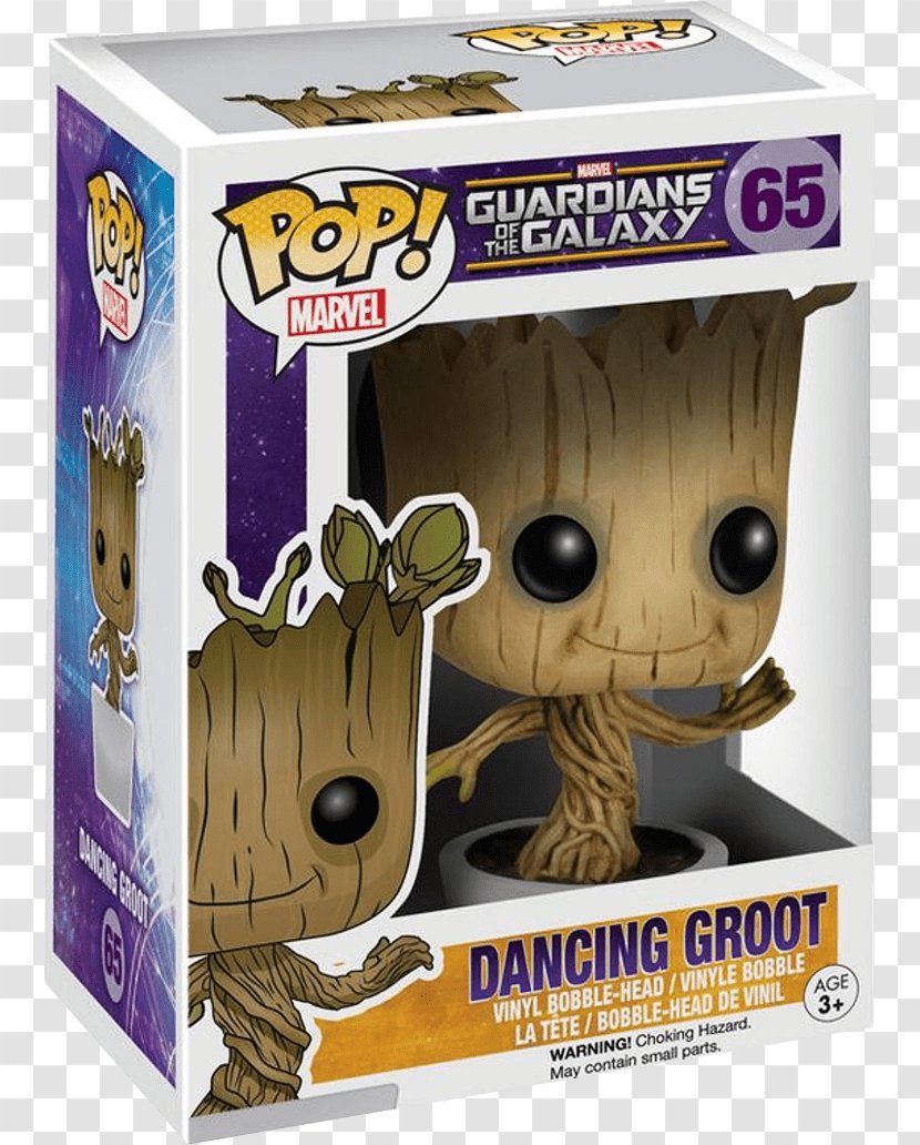 Marvel Guardians Of The Galaxy Dancing Groot Rocket Raccoon Action & Toy Figures Funko - Bobblehead Transparent PNG