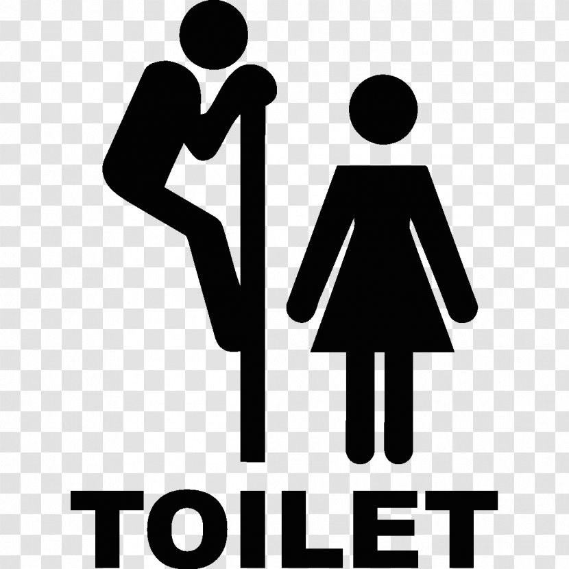 Bathroom Signs: Weird, Wacky And Sometimes Warped Places To Find Relief Public Toilet Ladies & Gentlemen - Wall Decal Transparent PNG