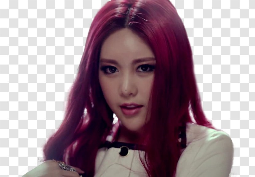 Qri T-ara NUMBER NINE Red Hair No.9 - Heart - Ara Transparent PNG