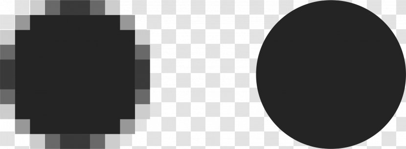 Raster Graphics Bitmap - Black And White - Vs Transparent PNG