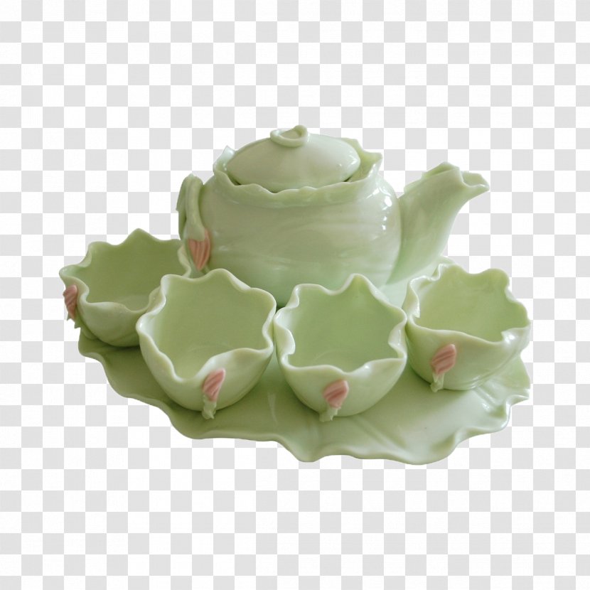 Teaware Ceramic Download - Flowerpot - A Fine Tea Transparent PNG
