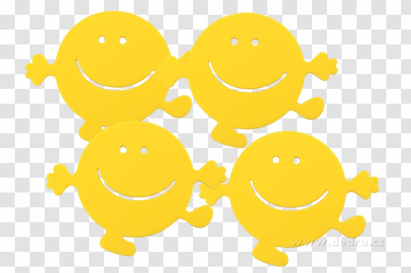 Smiley Washer Silicone Yellow Table - Office Supplies Transparent PNG