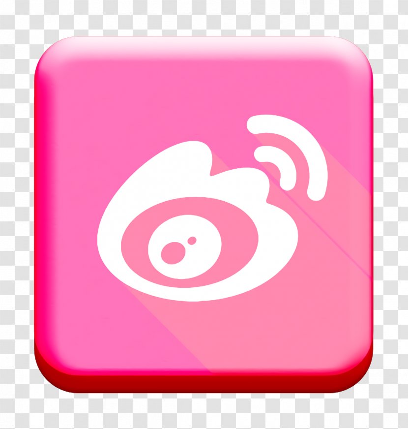 Weibo Icon Weibo.com - Magenta - Symbol Material Property Transparent PNG