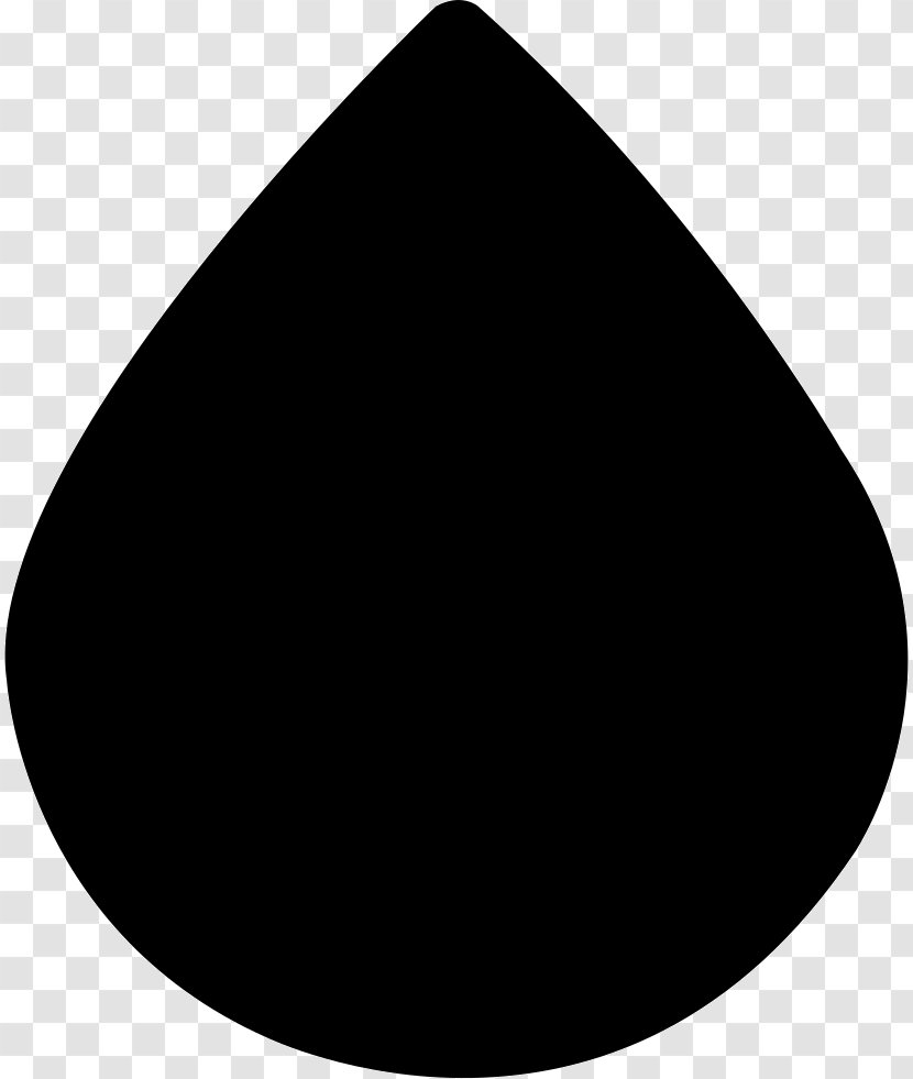 Drop Water Clip Art - Black - Oil Transparent PNG