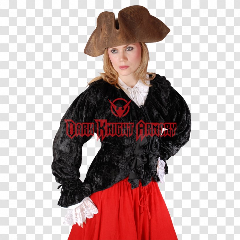Mary Read Clothing Ruffle Coat Sleeve - Lace - Plus Thick Velvet Transparent PNG