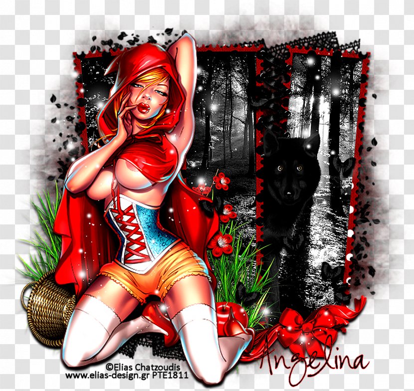 Graffiti Art - Mask - Red Riding Hood Transparent PNG