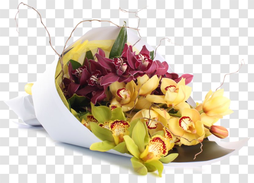Floral Design Flower Bouquet Cut Flowers Orchids Boat Orchid - Garnish - Of Transparent PNG