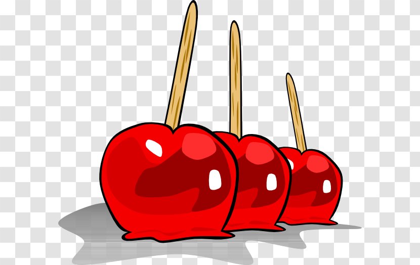 Candy Apple Caramel Lollipop White Chocolate Clip Art - Sugar - Cartoon Pictures Of Apples Transparent PNG
