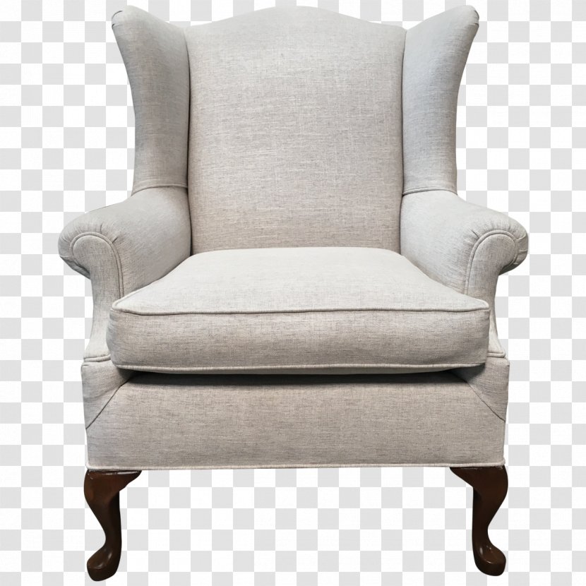 Club Chair Slipcover Wing Furniture - Loveseat Transparent PNG