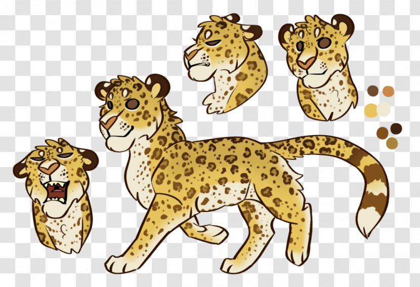 Leopard Cheetah Lion Whiskers Jaguar - Tree - Shading Beans Transparent PNG
