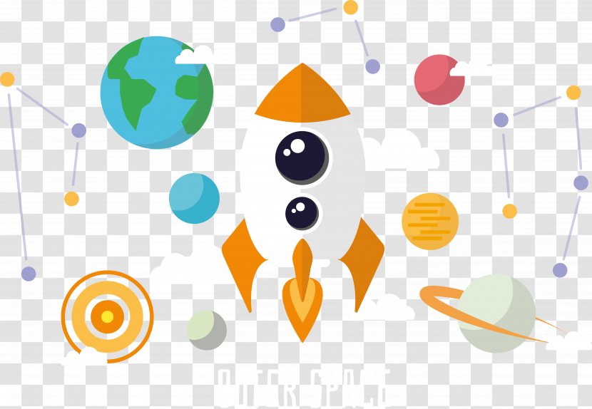 Rocket - Web Design - Vector Cute Transparent PNG