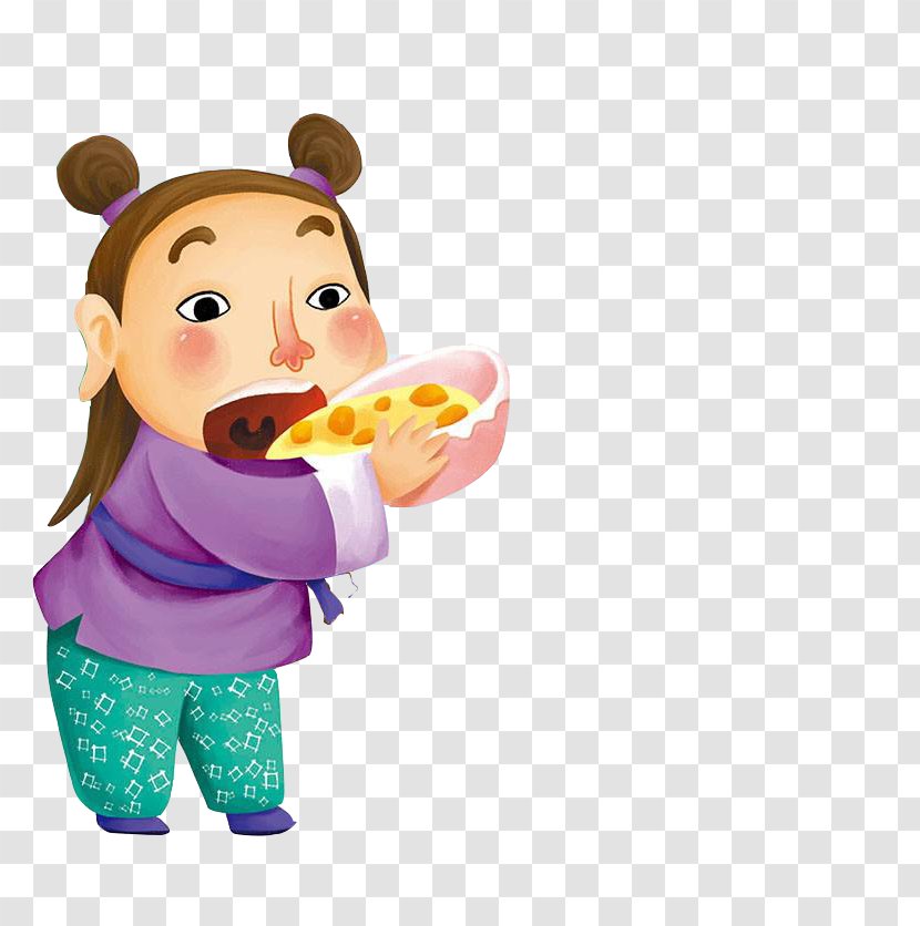 Food Child Eating - Finger - Hand-painted Children Transparent PNG