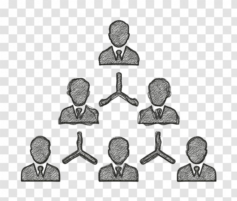 Hierarchical Structure Icon Business Seo Elements People - Balance - Team Sitting Transparent PNG