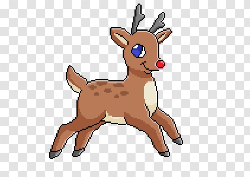 Rudolph Reindeer Christmas Clip Art - Fictional Character - The Red Nosed Transparent PNG