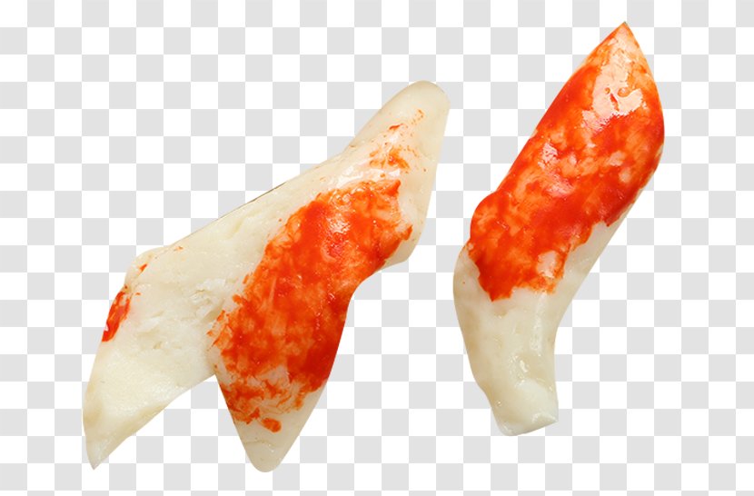 Crab Meat Seafood Stick - Crabe - Claw Sticks Transparent PNG