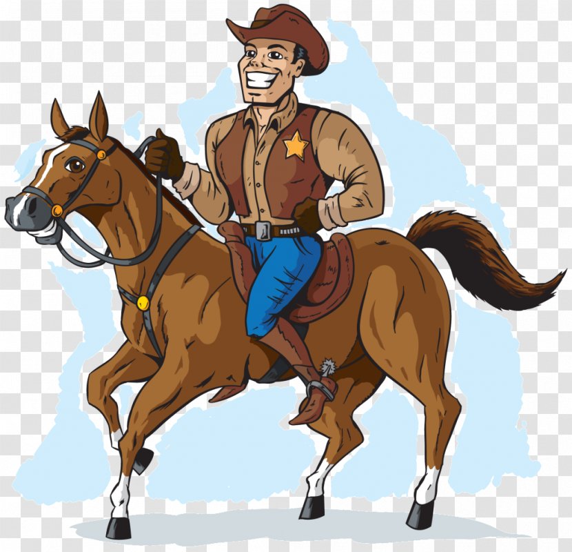 American Paint Horse Equestrian Cowboy Clip Art - Drawing - Western Transparent PNG