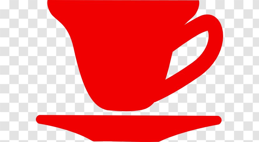 Teacup Coffee Clip Art - Tea - Red Cliparts Transparent PNG